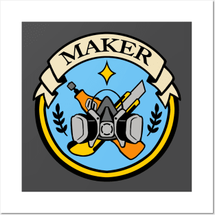 Maker Costumer Badge of Honor Posters and Art